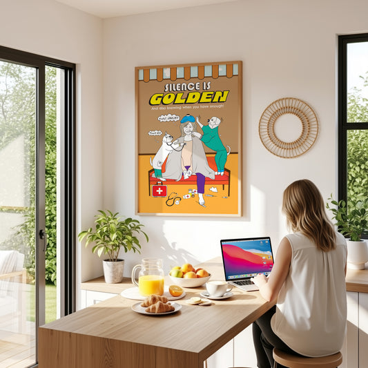 Posters - Silence Is Golden