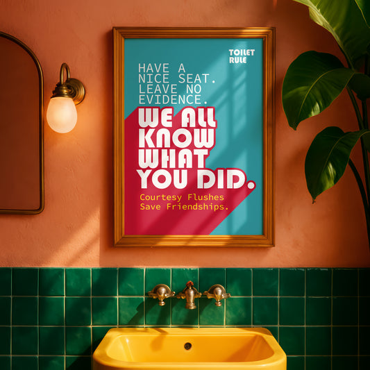 Posters - Toilet Rule _ 03
