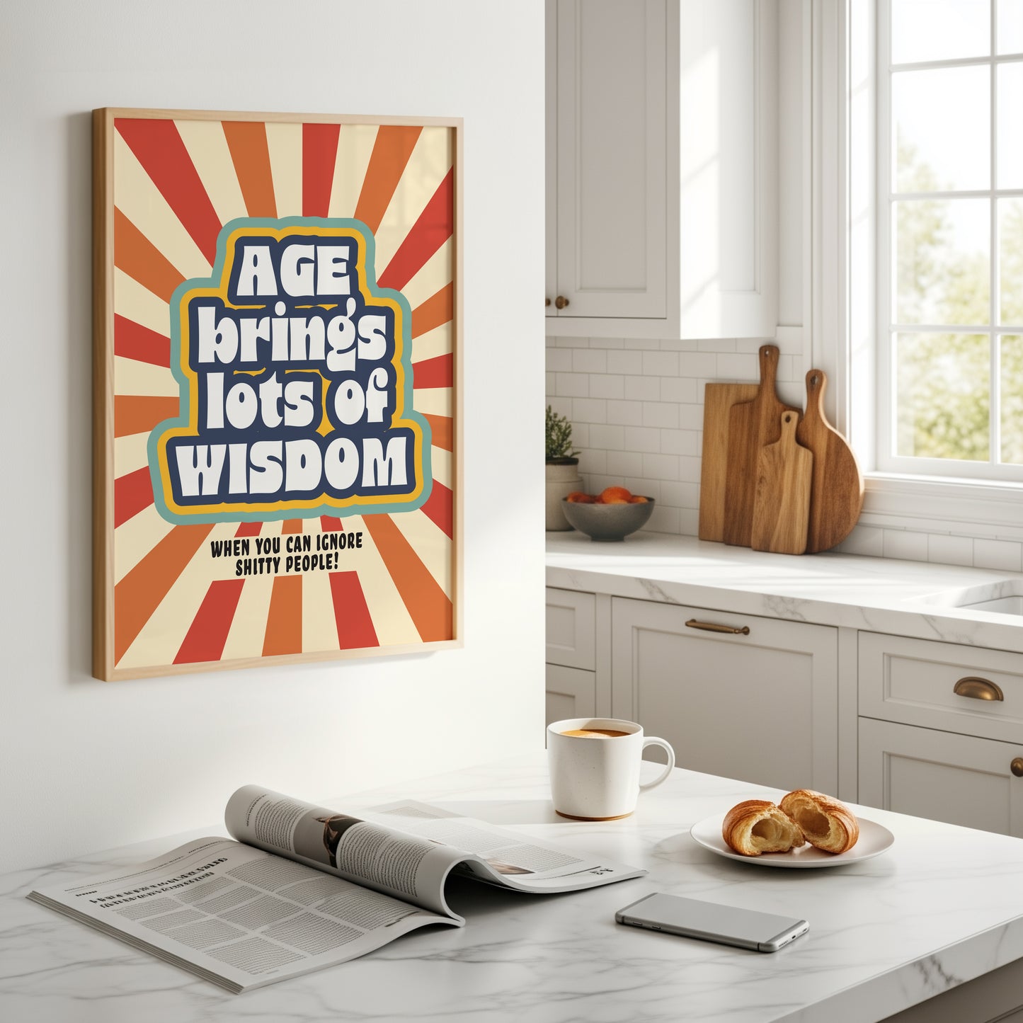 Posters  - Age Brings Lots Of Wisdom