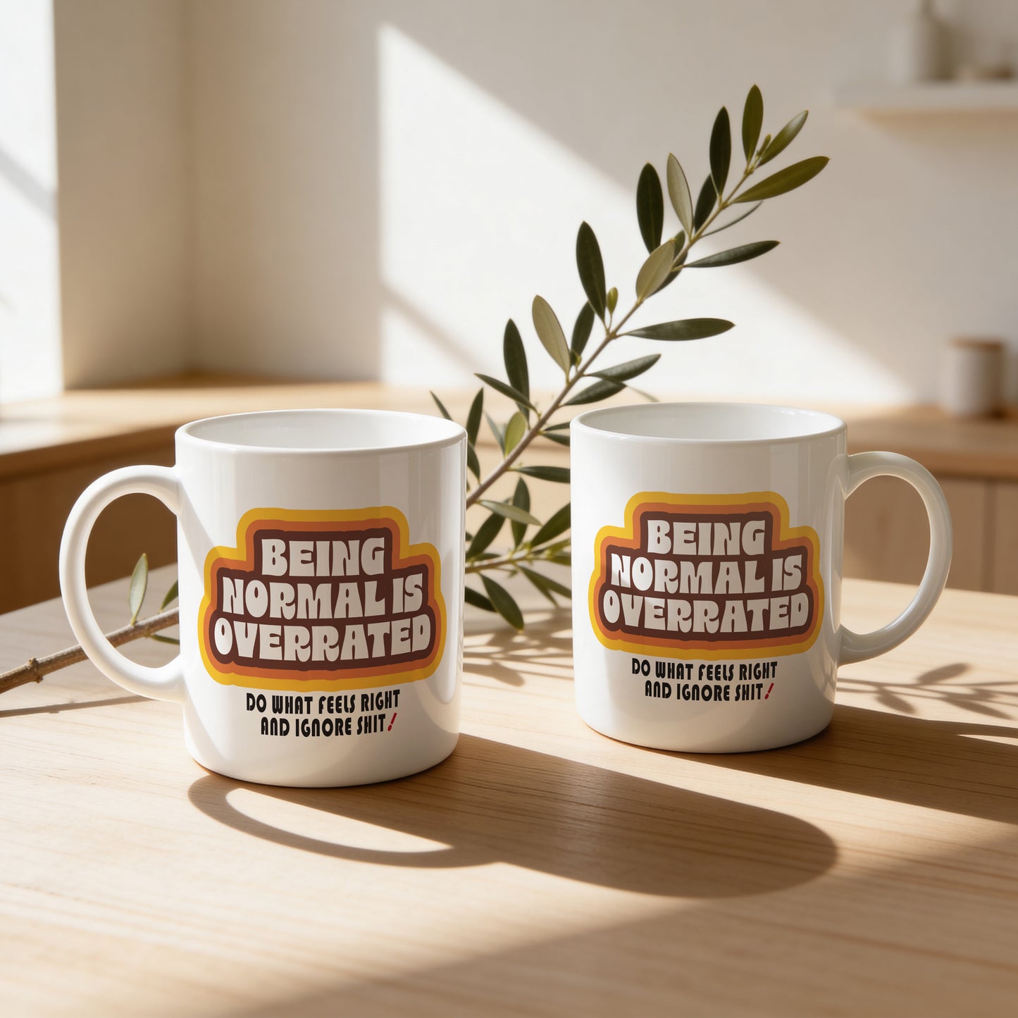 Mug _ Being Normal Is Overrated _ 1