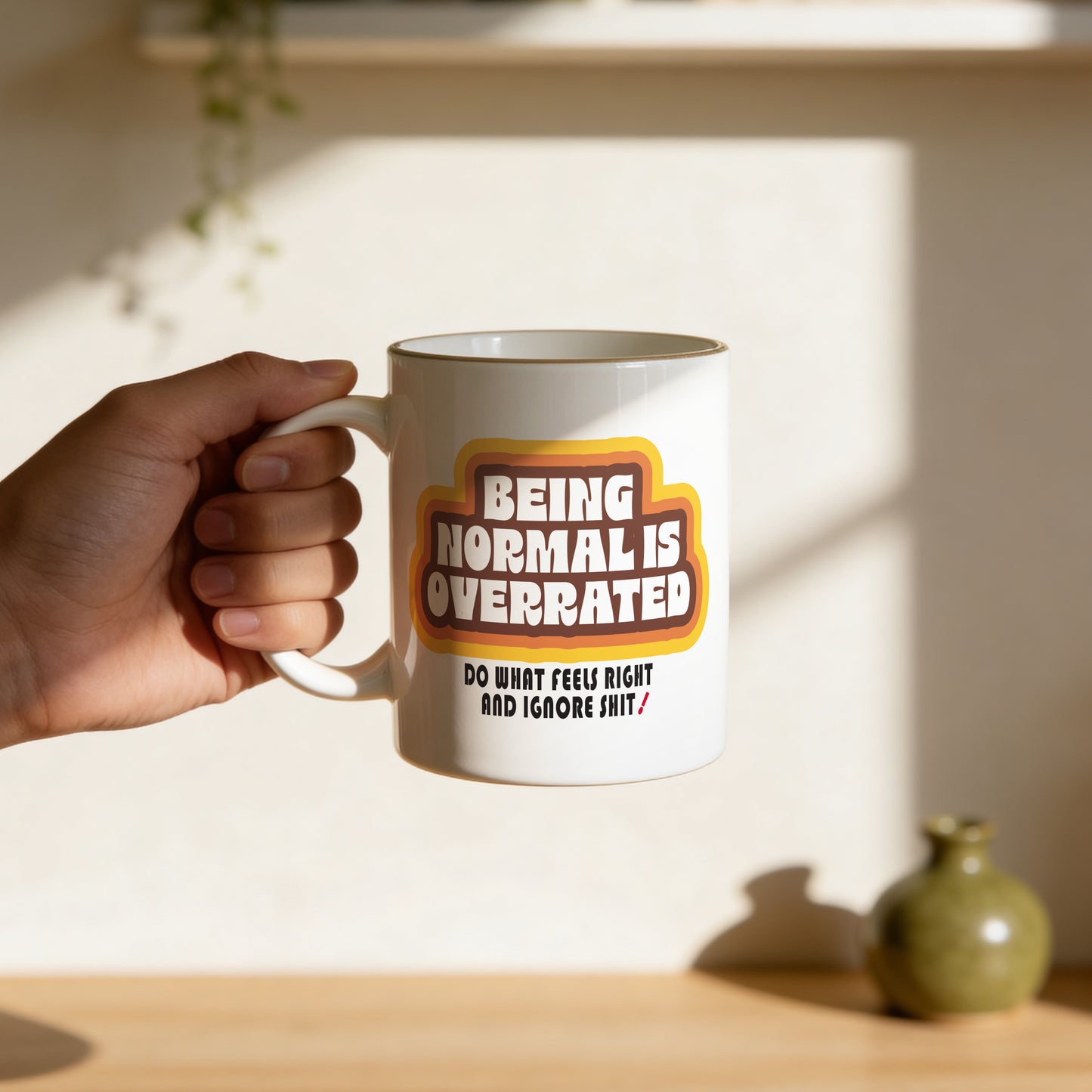 Mug _ Being Normal Is Overrated _ 1
