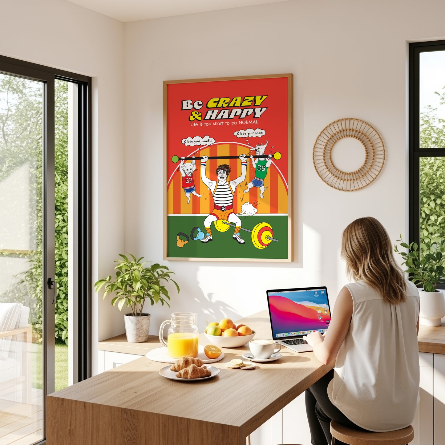 Posters - Be Crazy & Happy