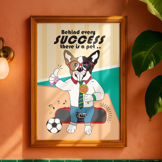 Posters - Behind Every Success.. There Is A Pet