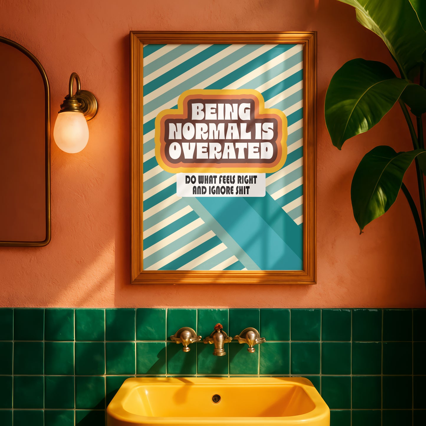 Posters - Being Normal Is Overrated _ A