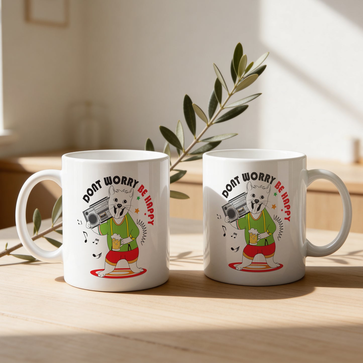 Mug _ Don't Worry Be Happy - 1