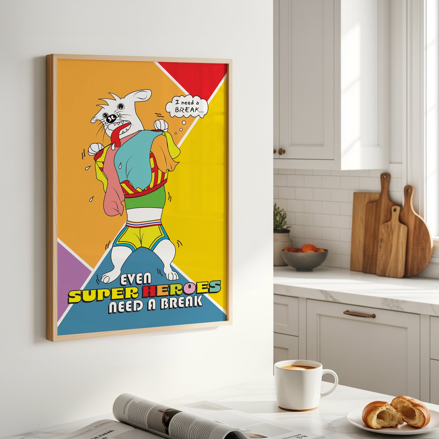 Posters - Even Super Heroes Need A Break