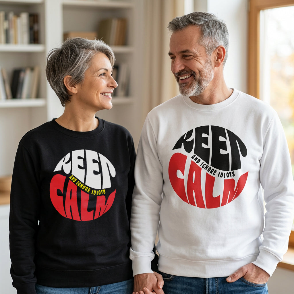 Sweatshirt Unisex Organic _ Keep Calm 1