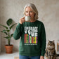 Sweatshirt Unisex Organic _ Embrace Your Weirdness 1