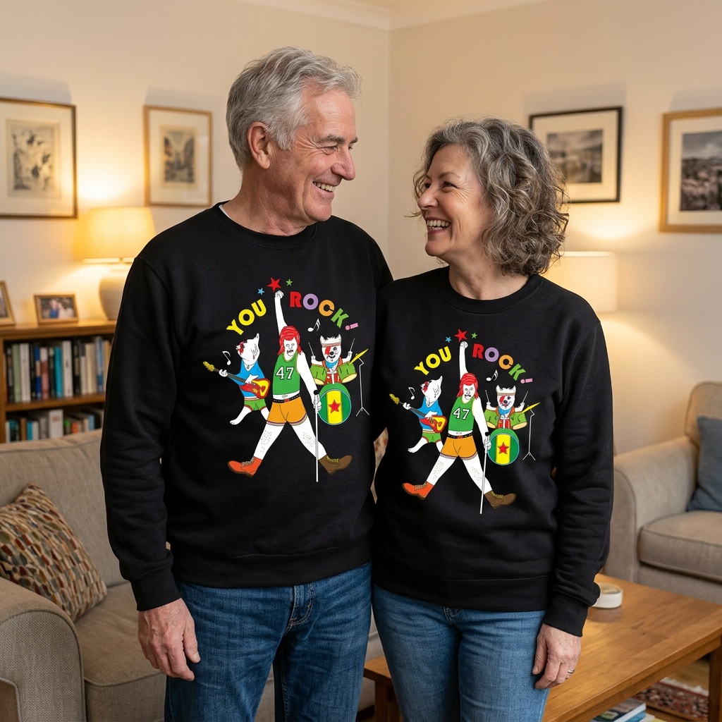 Sweatshirt Unisex Organic _ You Rock 1