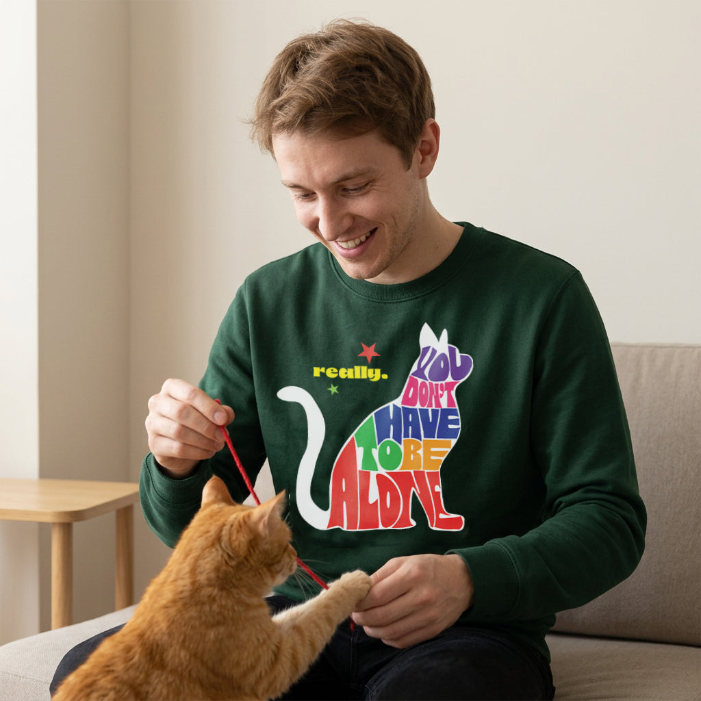 Sweatshirt Unisex Organic _ YDHTBA CAT
