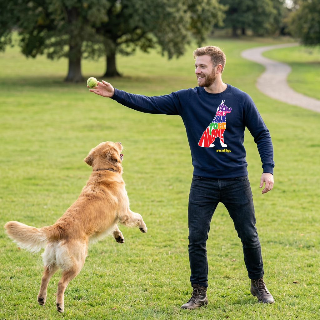 Sweatshirt Unisex Organic _ YDHTBA DOG