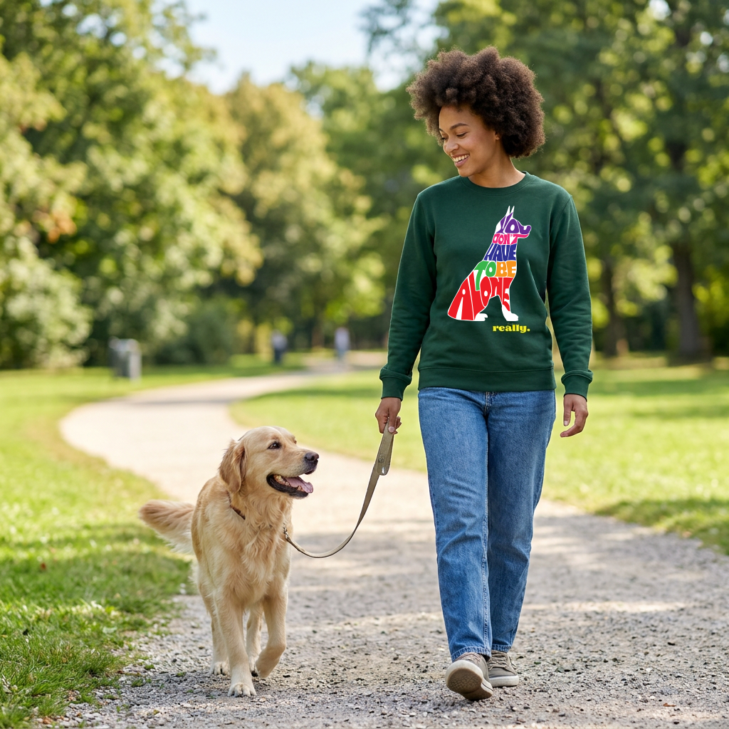 Sweatshirt Unisex Organic _ YDHTBA DOG