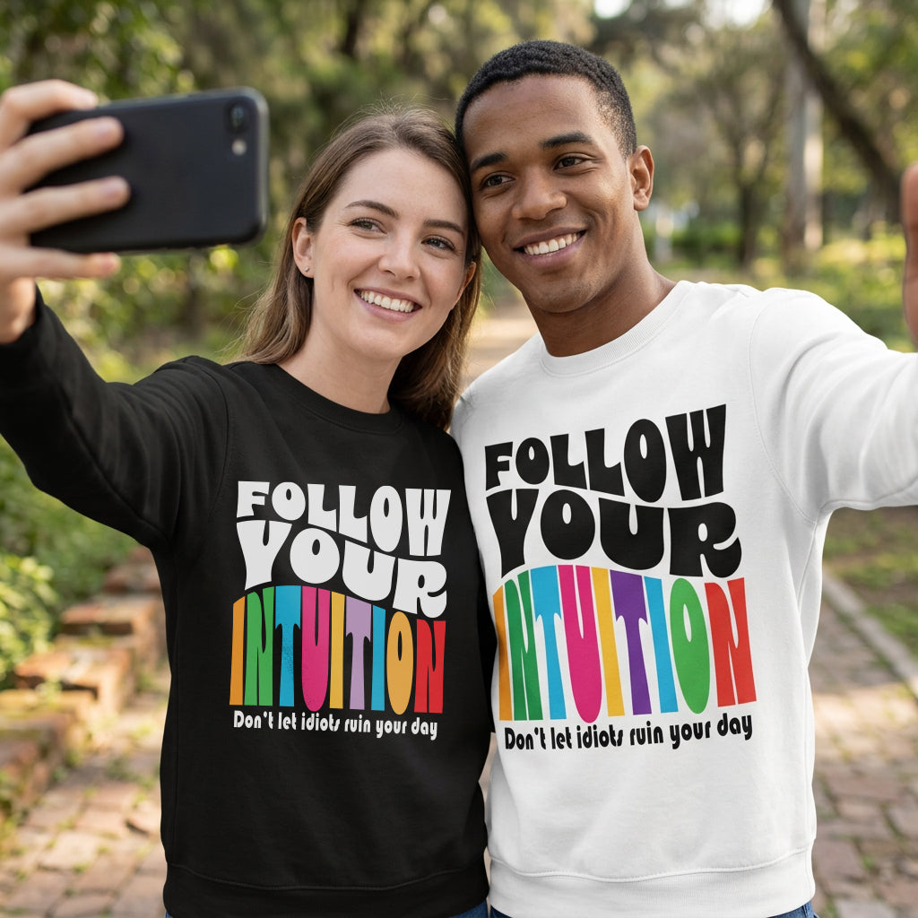 Sweatshirt Unisex Organic _ Follow Your Intuition 1