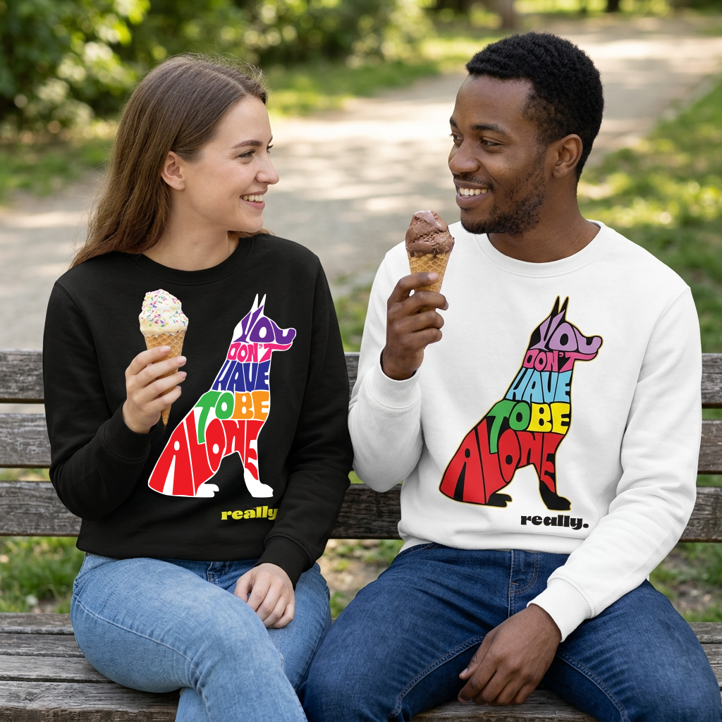Sweatshirt Unisex Organic _ YDHTBA DOG