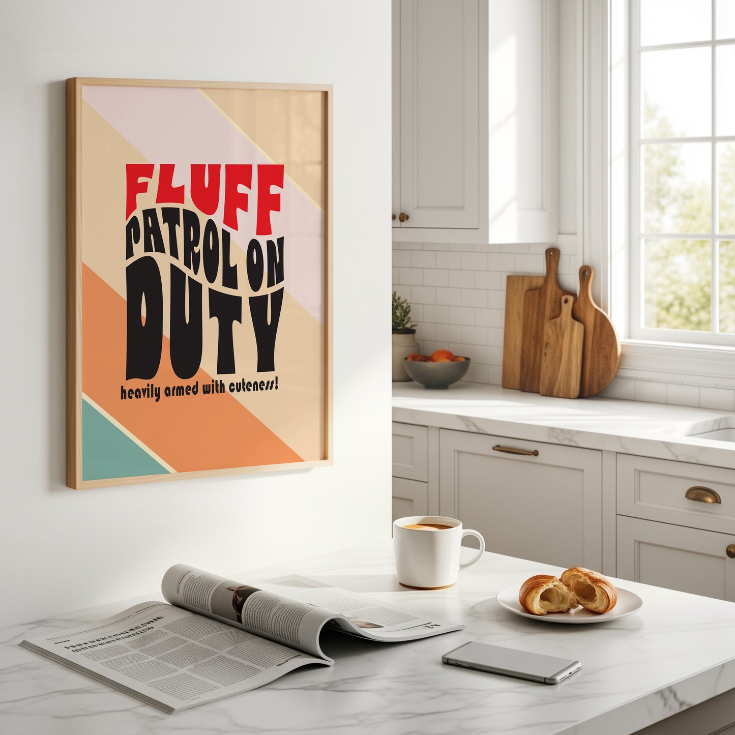 Posters  - Fluff Patrol On Duty