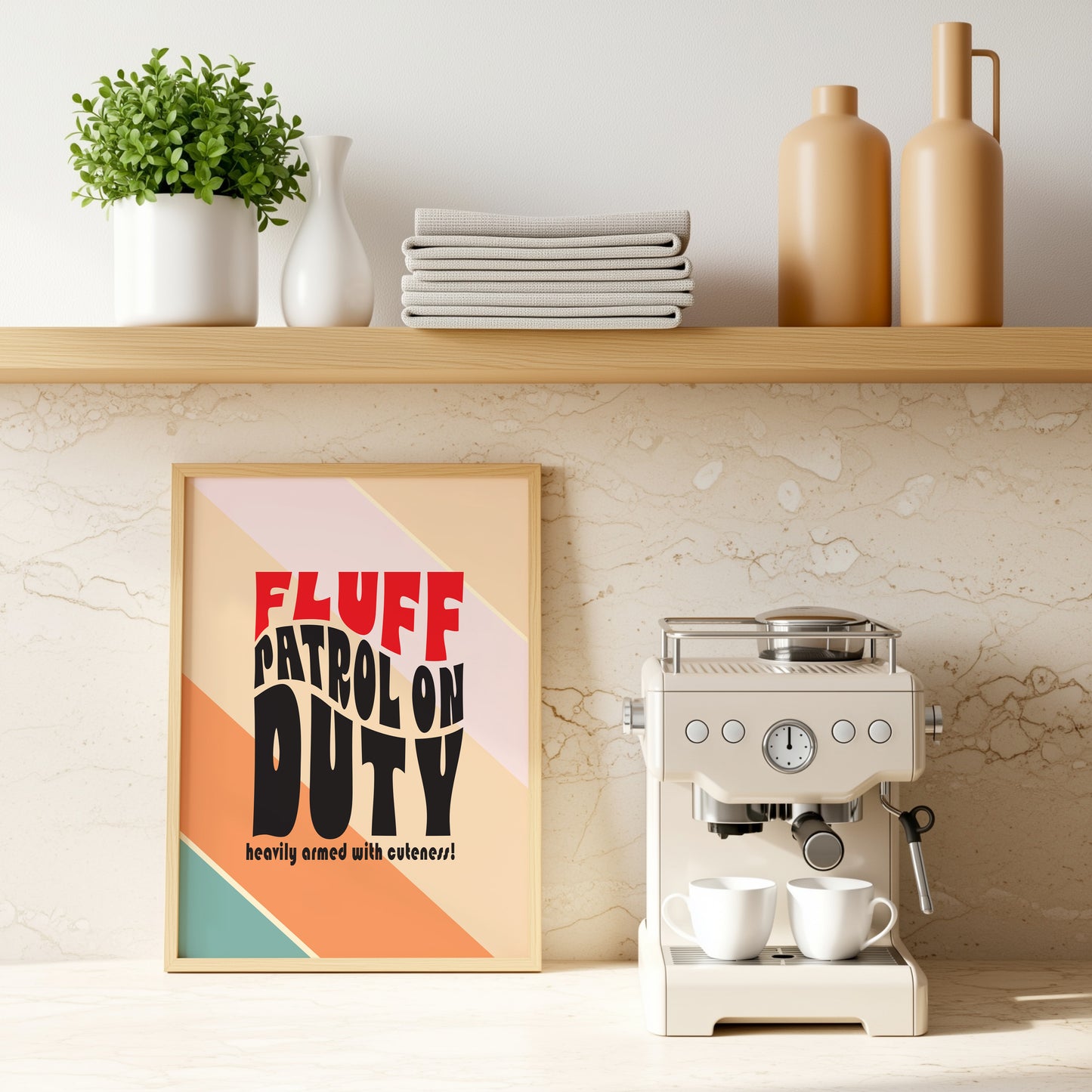 Posters  - Fluff Patrol On Duty