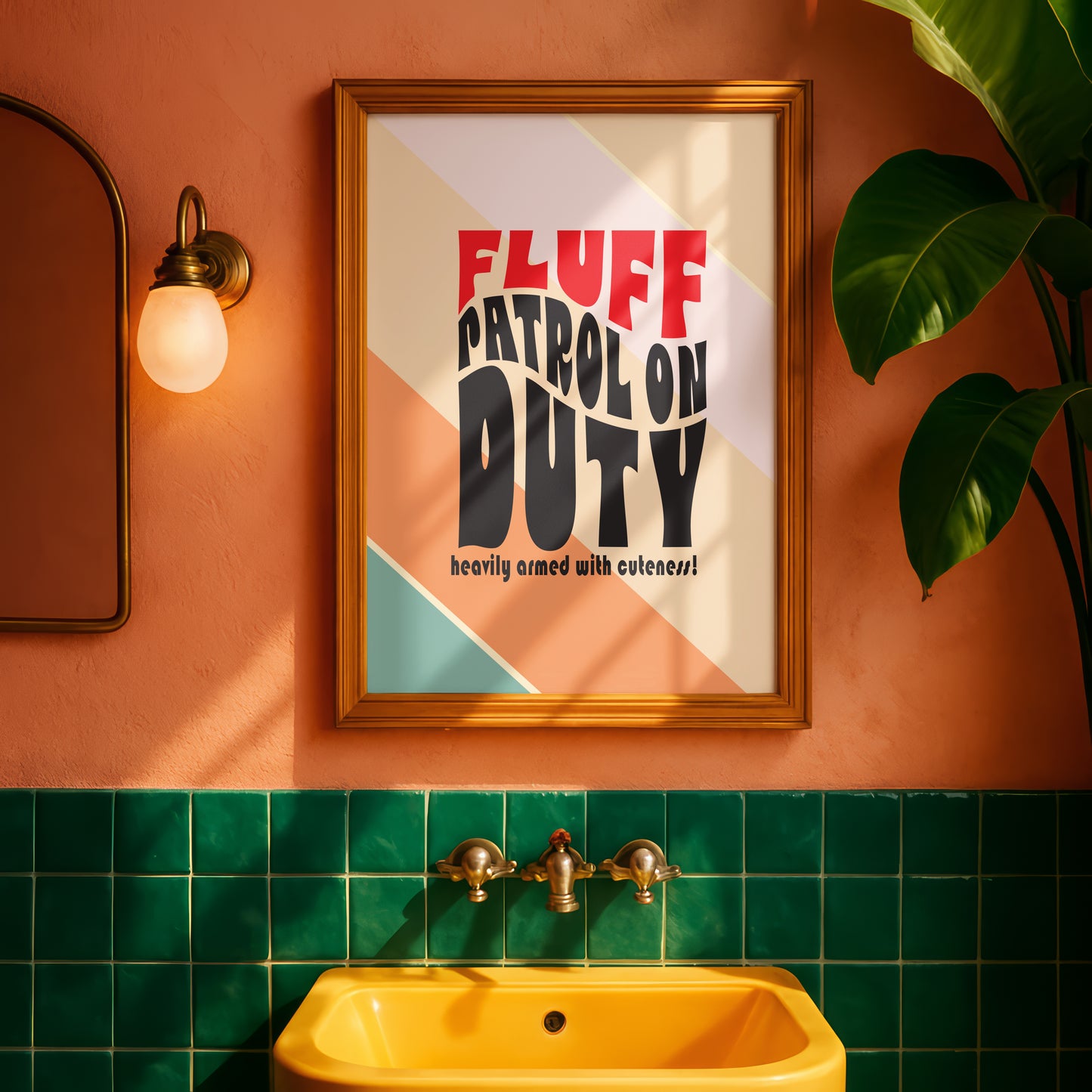 Posters  - Fluff Patrol On Duty