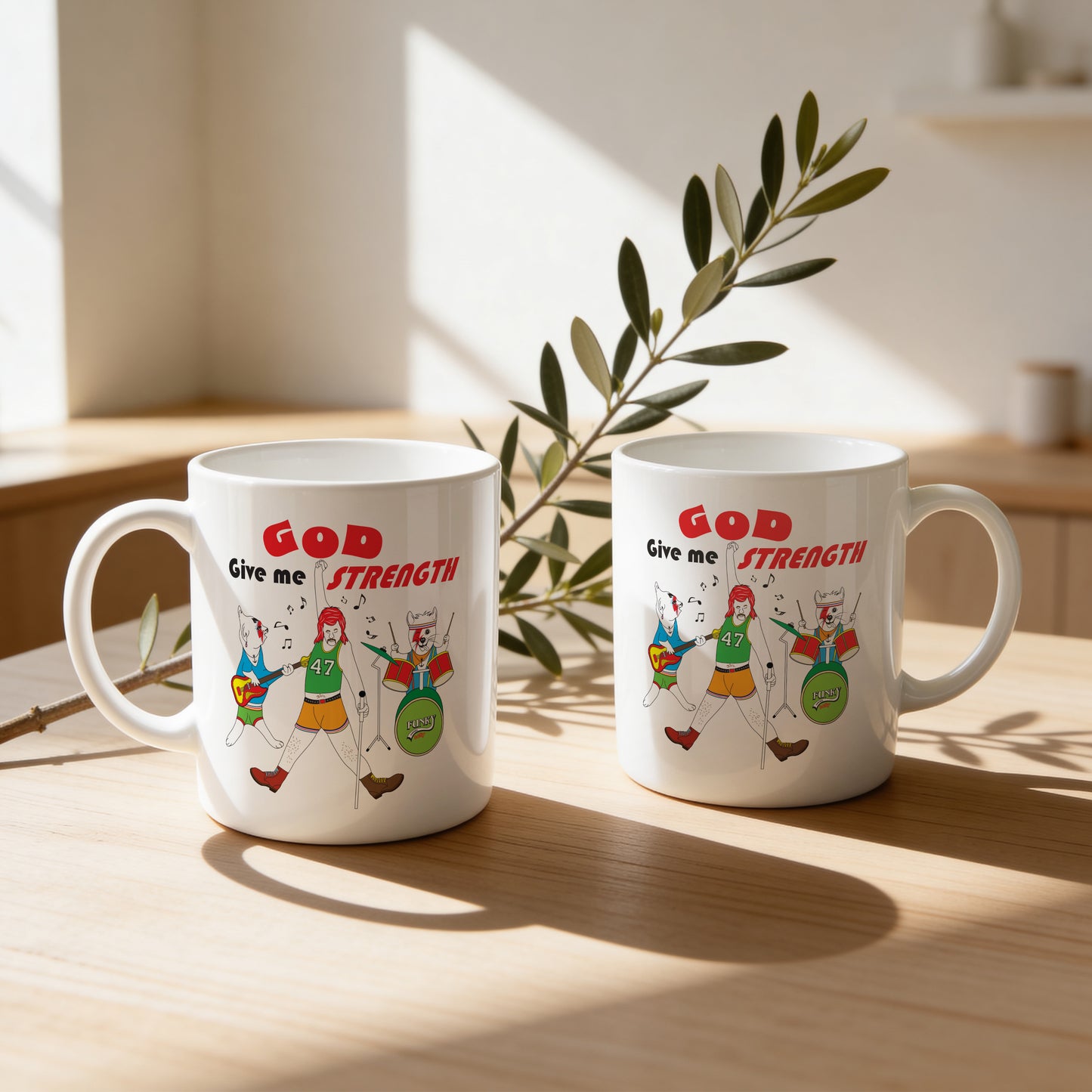 Mug _ God Give Me Strength - 1