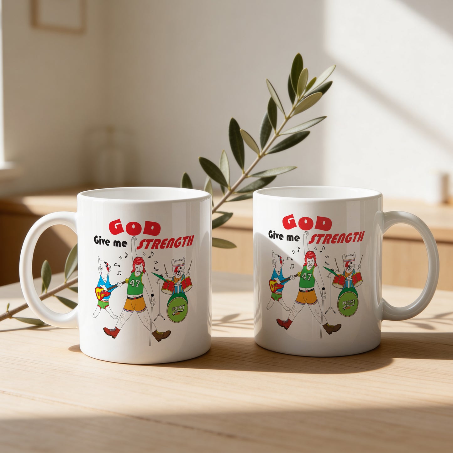 Mug _ God Give Me Strength - 1