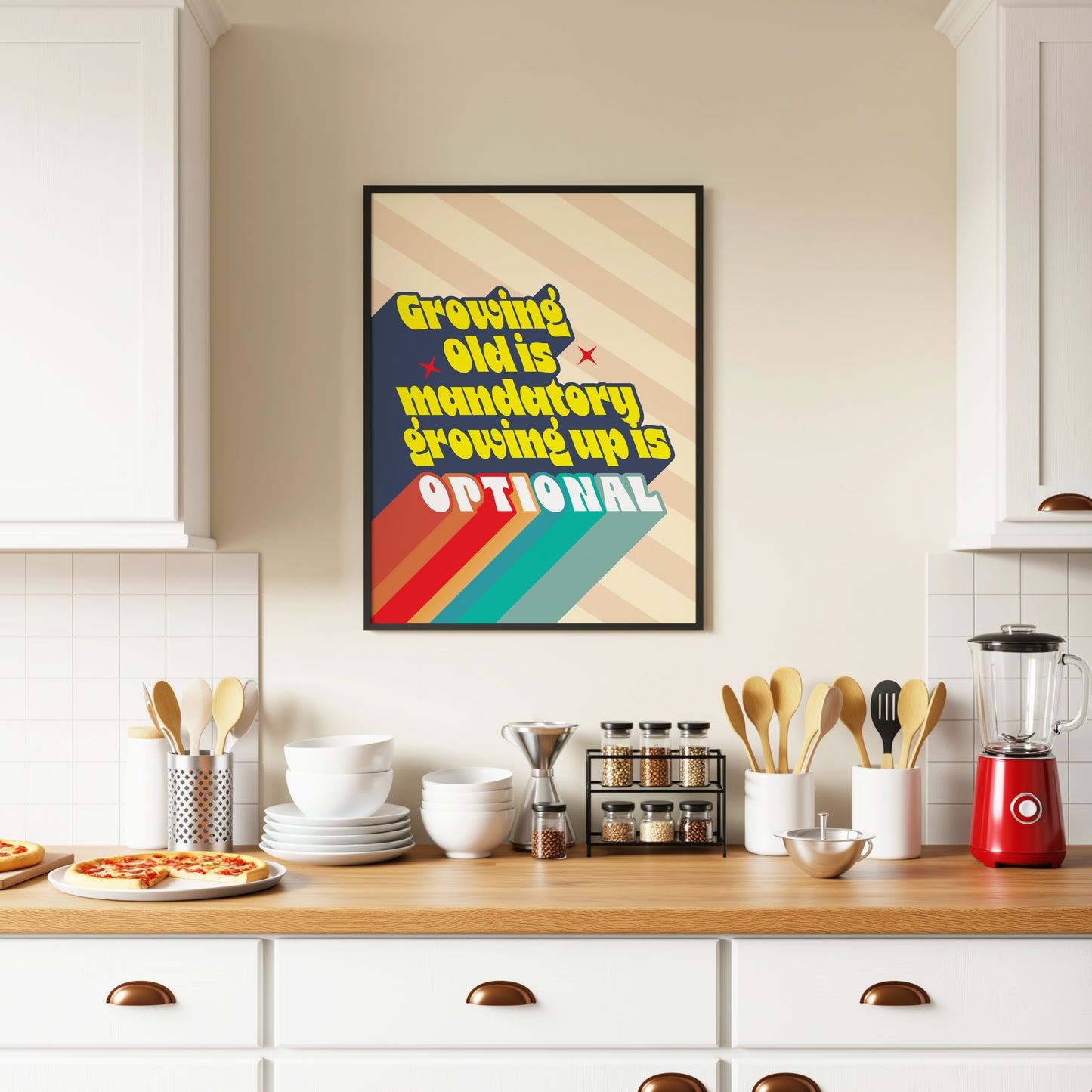 Posters  - Growing Old Is Mandatory