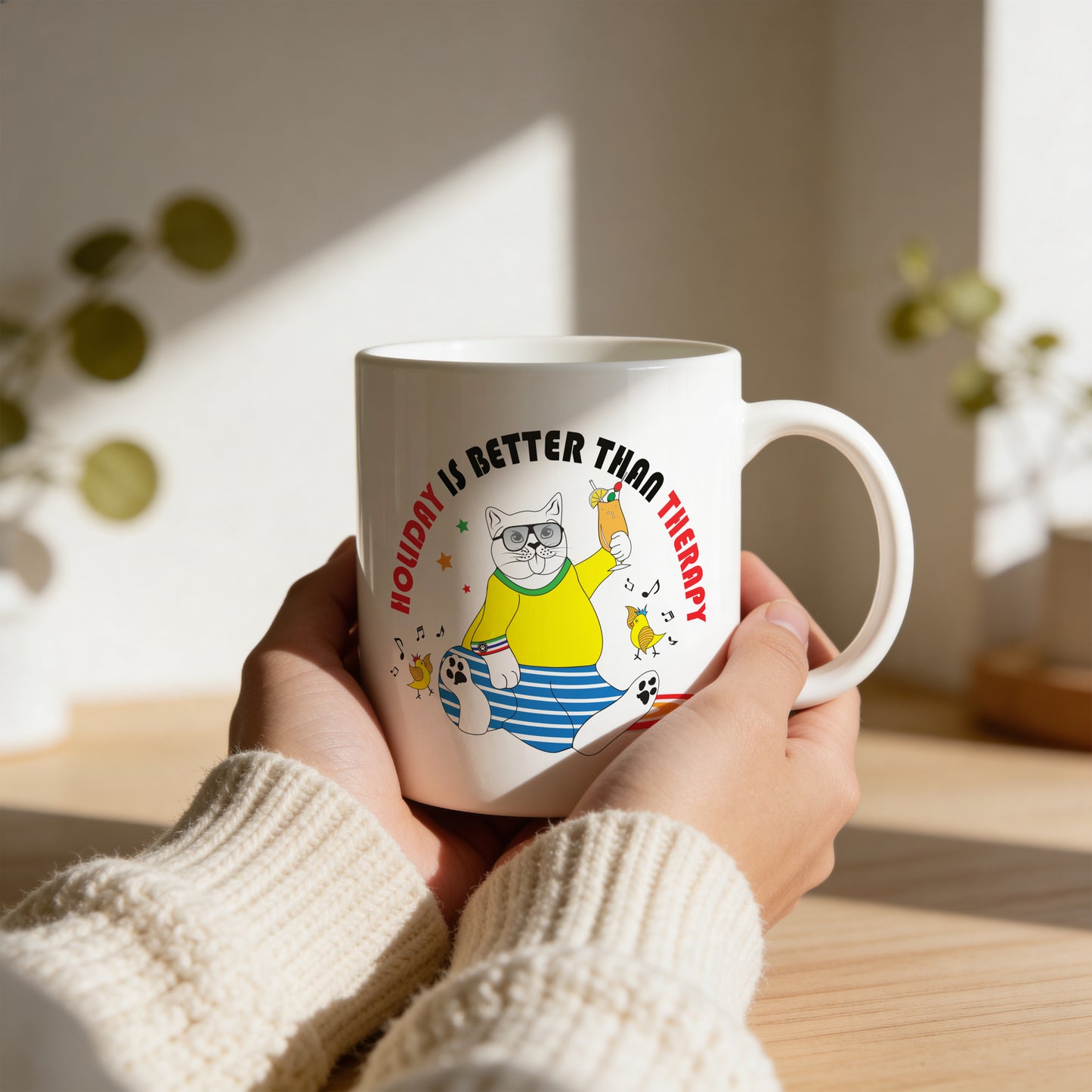 Mug _ Holiday Is Better Than Therapy _ 1