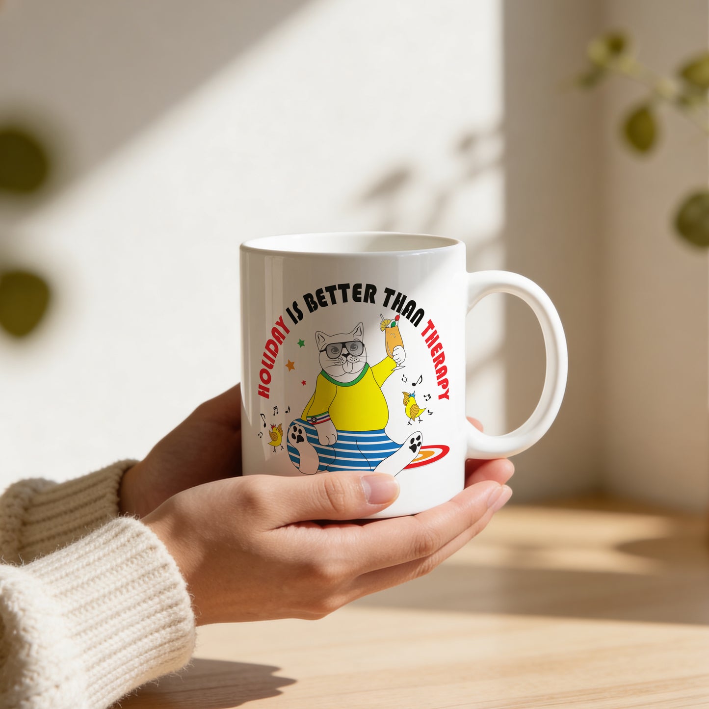 Mug _ Holiday Is Better Than Therapy _ 1