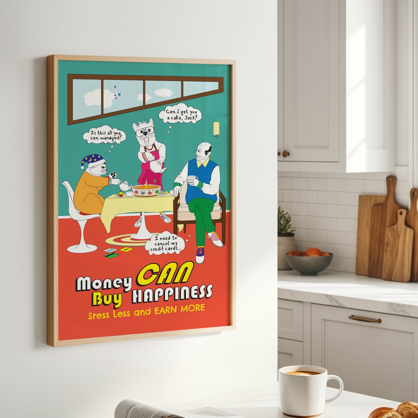 Posters - Money Can Buy Happiness