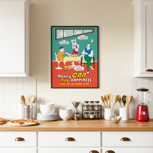 Posters - Money Can Buy Happiness