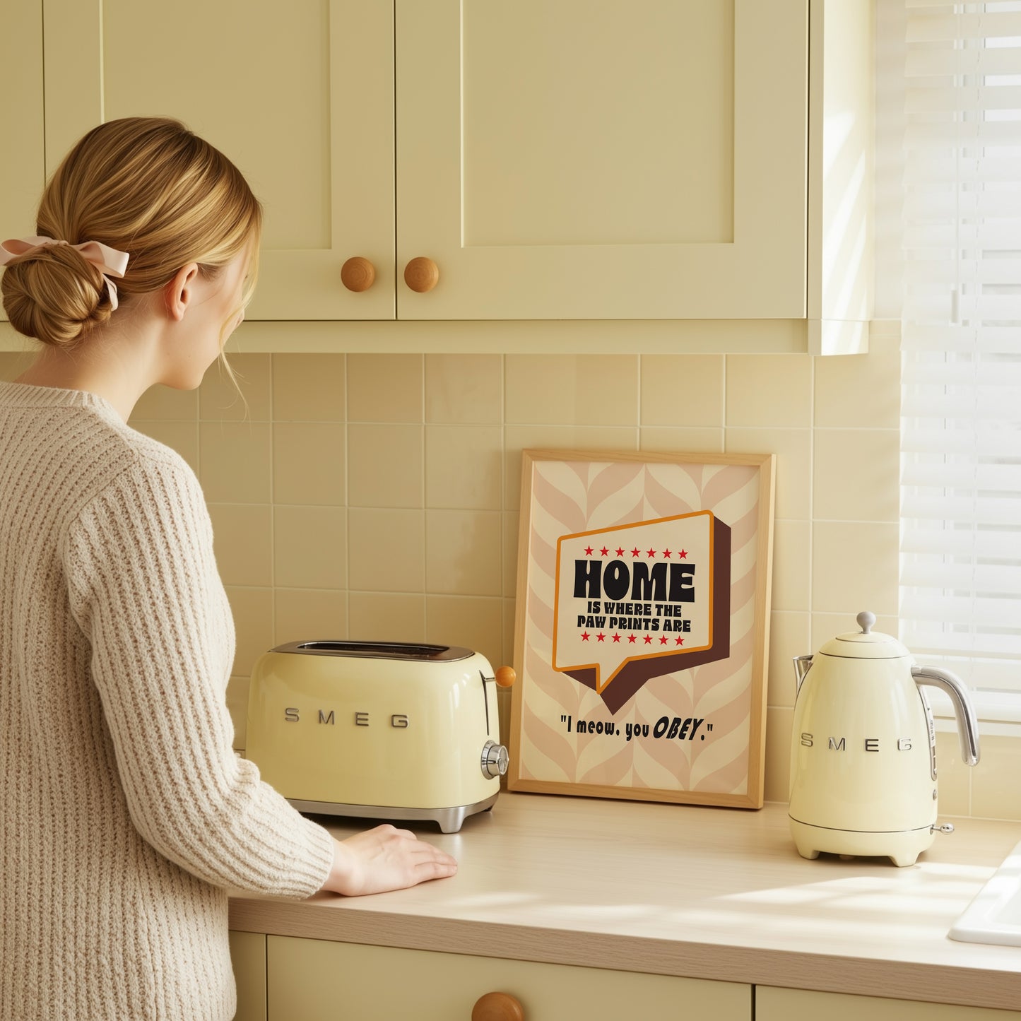 Posters  - Home Is Where The Paw Prints Are