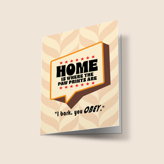 Quotes Words _ Home Is Where The Paw Prints Are