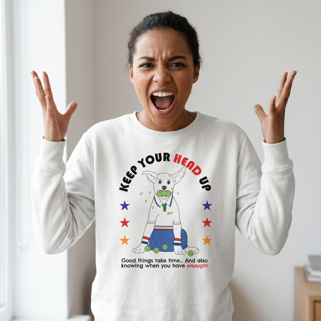 Sweatshirt Unisex Organic _ Keep Your Head Up