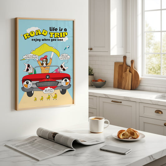 Posters - Life Is Like A Road Trip