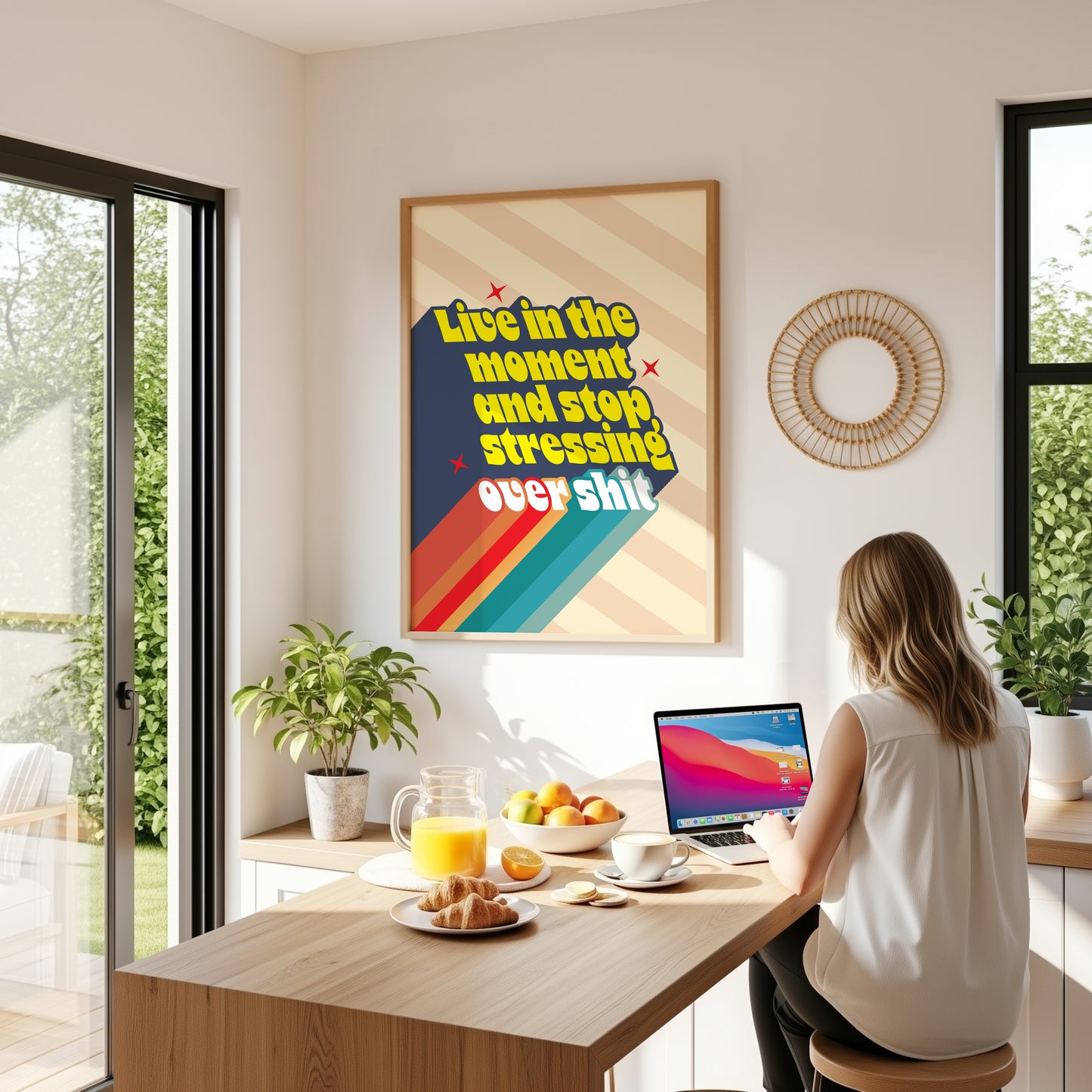 Posters - Live In the Moment Stop Stressing Over Shit