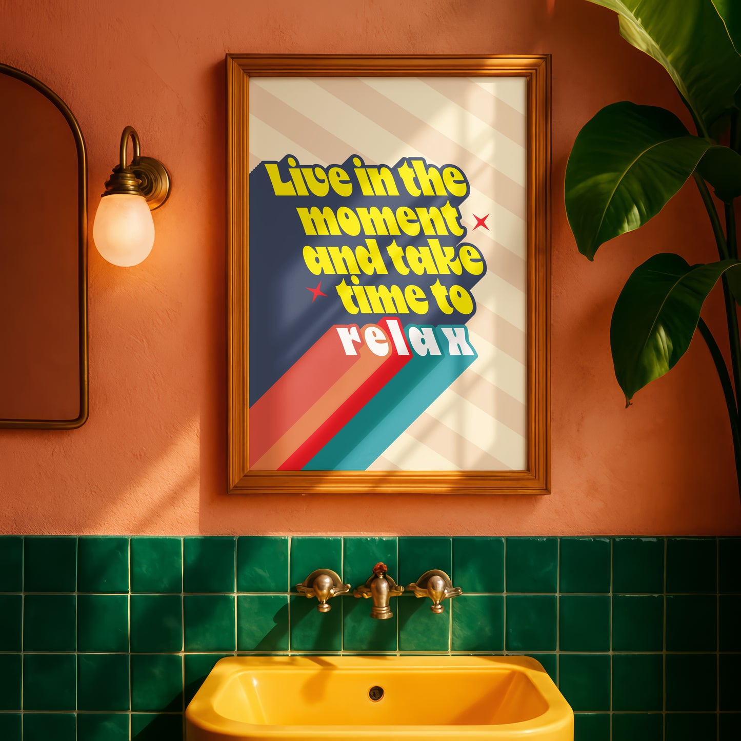 Posters  - Live In The Moment And Relax