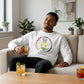 Sweatshirt Unisex Organic _ Live In The Moment 2