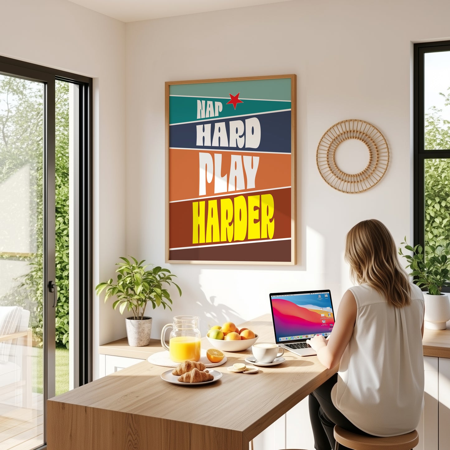 Posters  - Nap Hard Play Hard