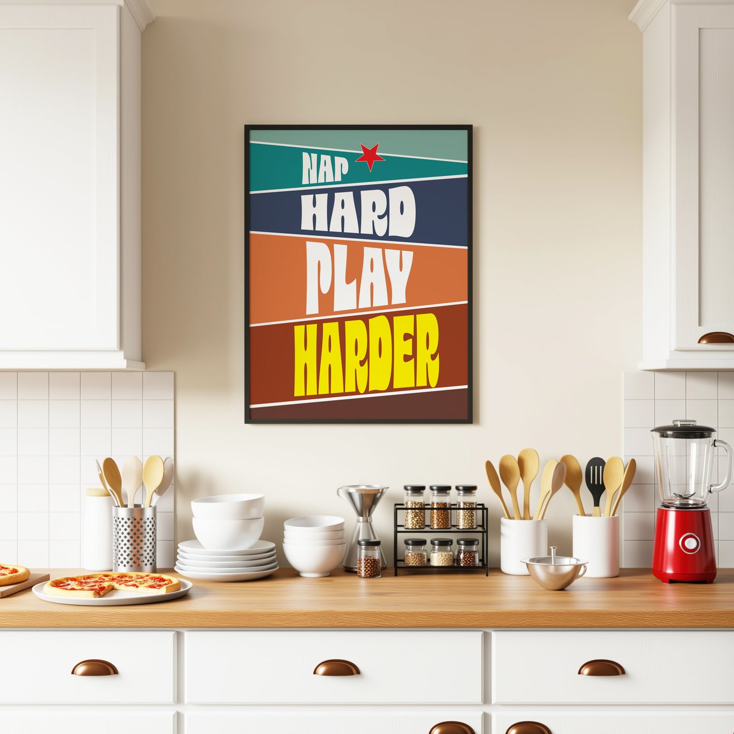 Posters  - Nap Hard Play Hard