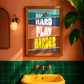 Posters  - Nap Hard Play Hard