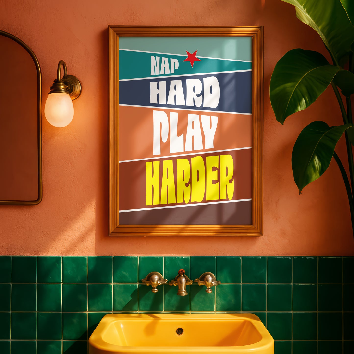 Posters  - Nap Hard Play Hard