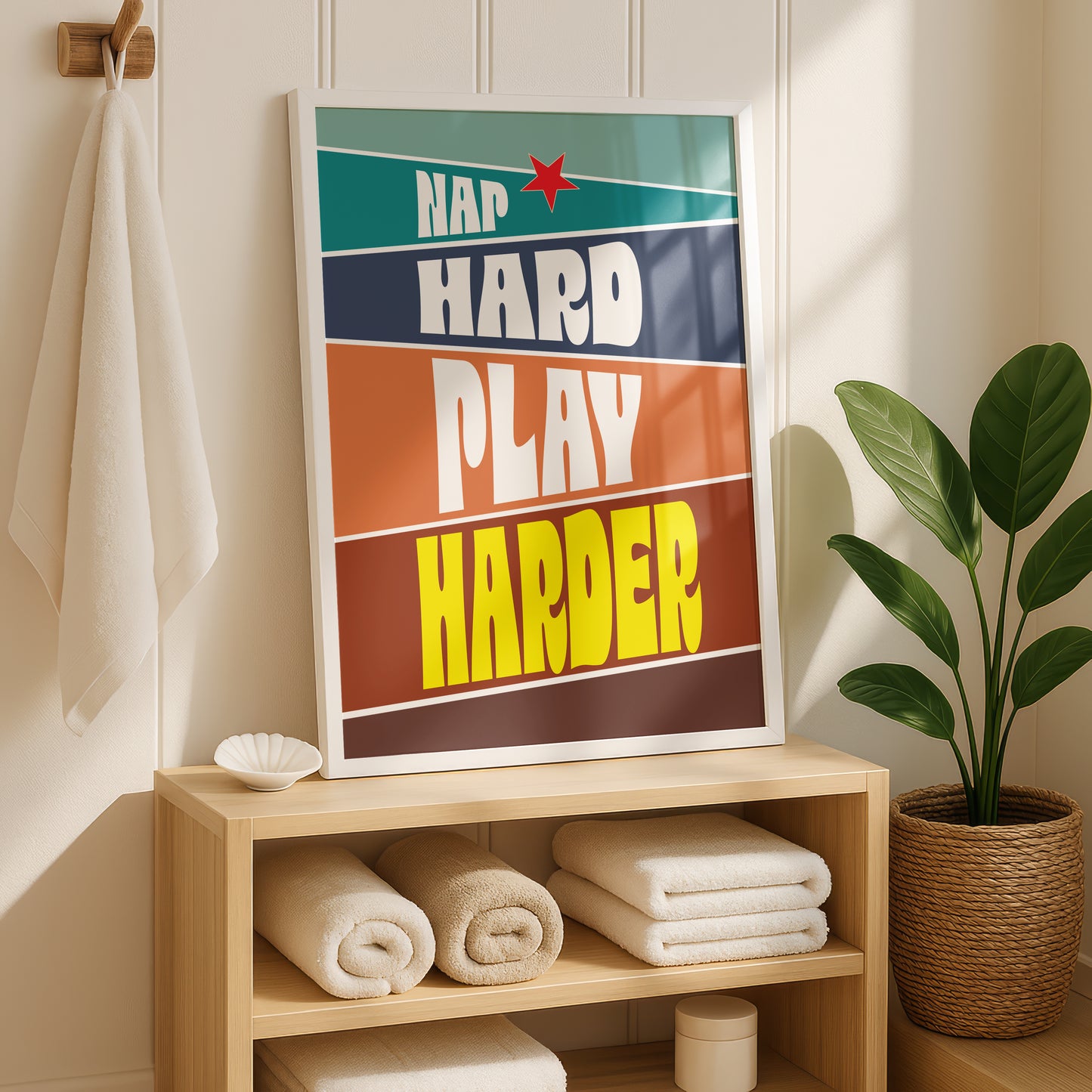 Posters  - Nap Hard Play Hard