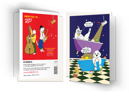 Pepper & Happy - Bath time!