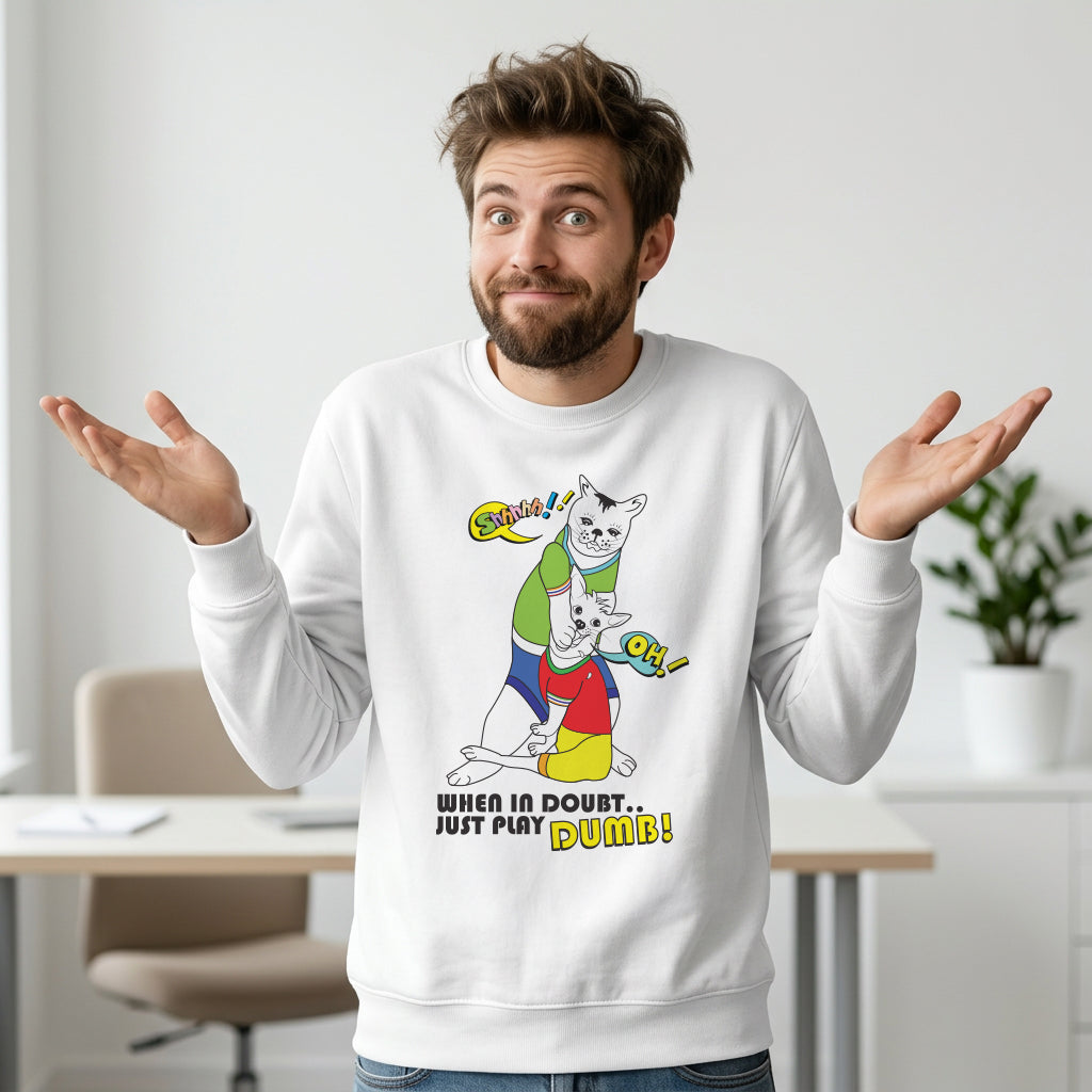 Sweatshirt Unisex Organic _ When In Doubt 5