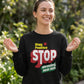 Sweatshirt Unisex Organic _ Stay Positive 1