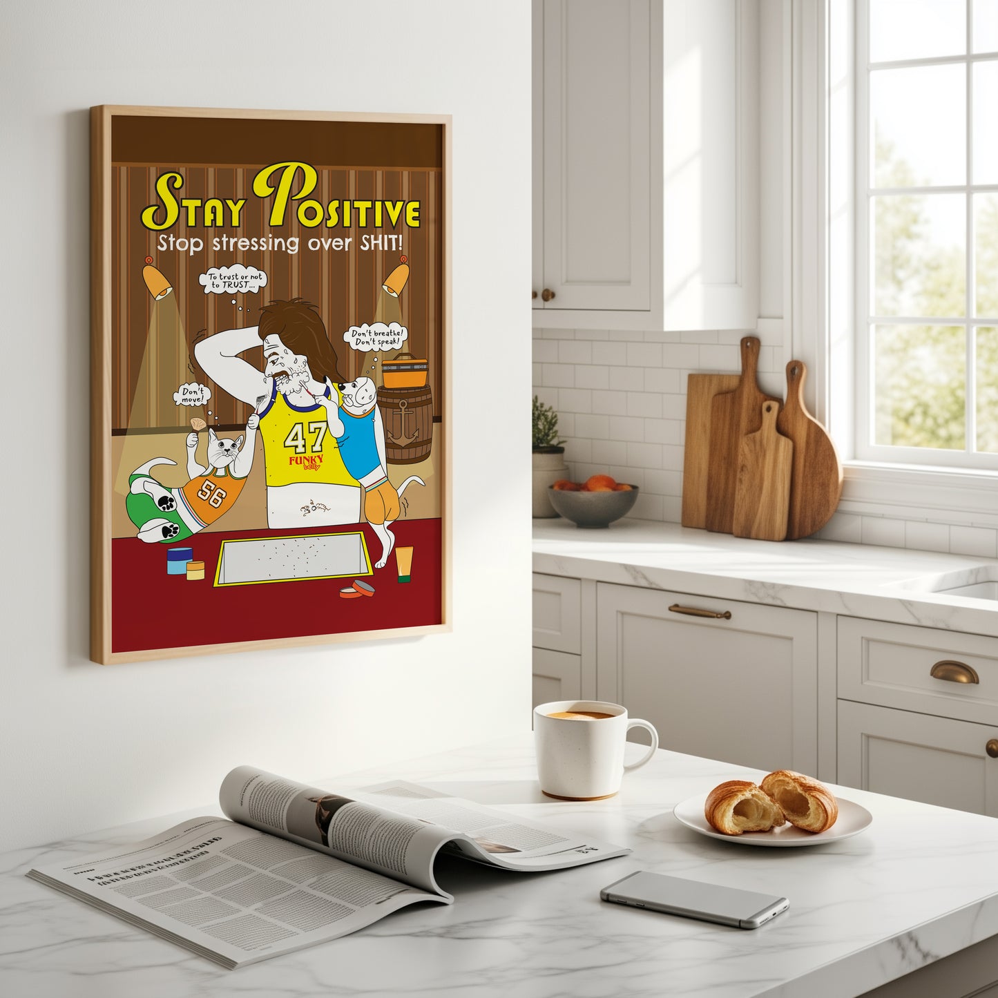 Posters - Stay Positive And Stop stressing over shit