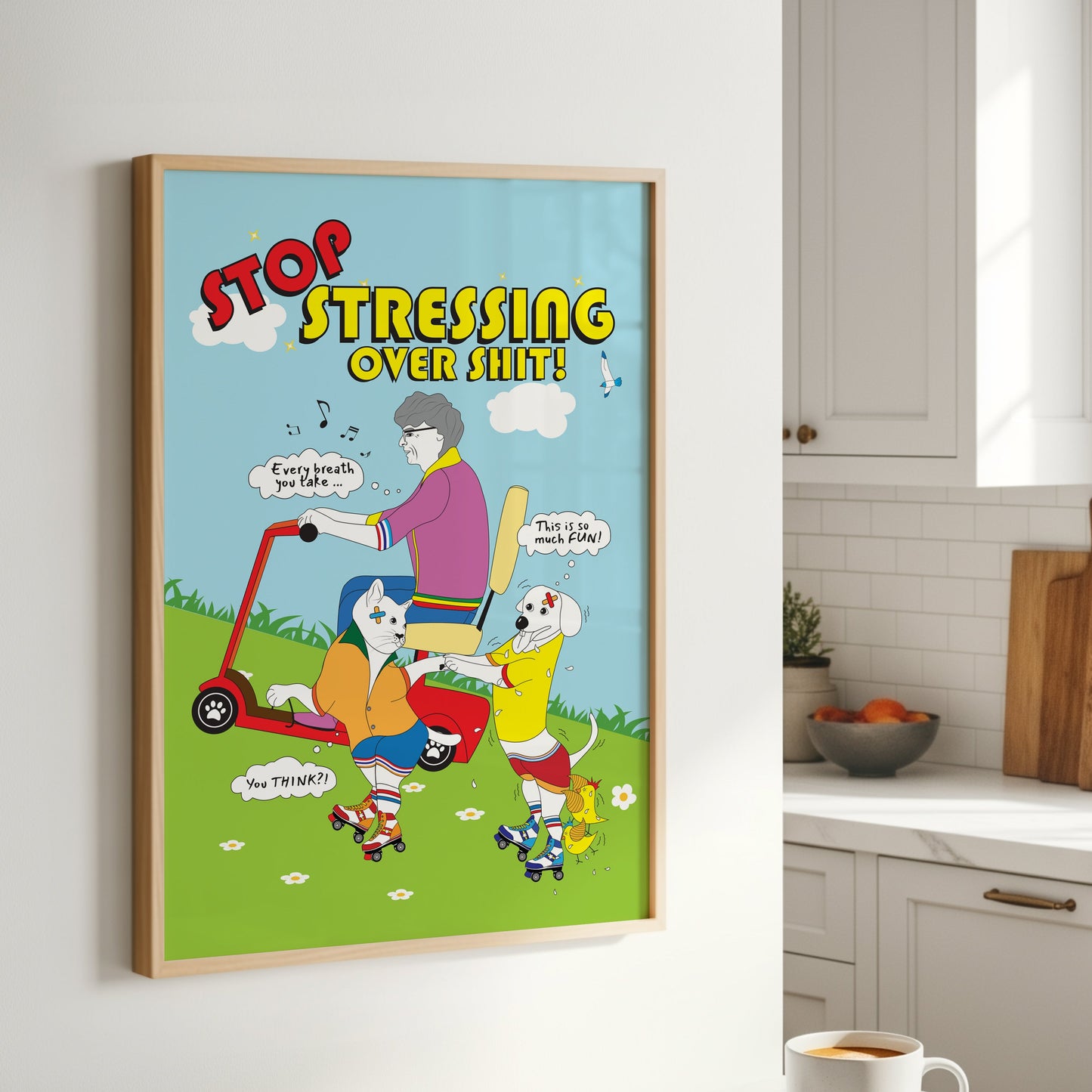 Posters - Stop Stressing Over Shit