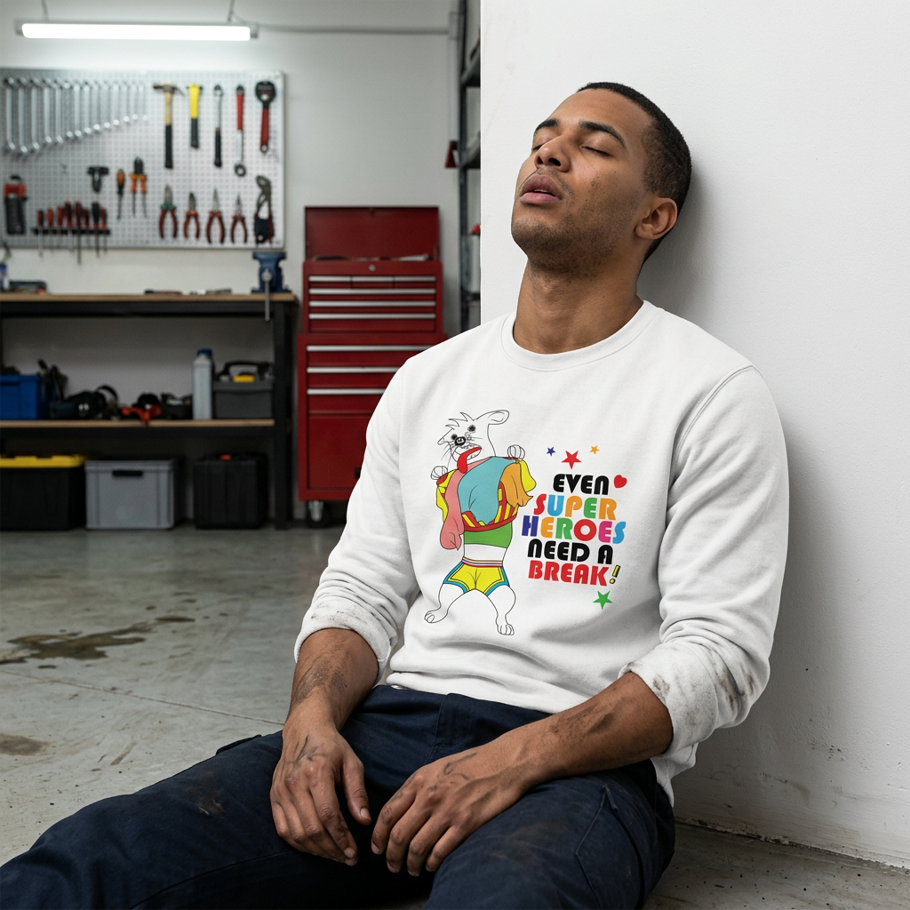Sweatshirt Unisex Organic _ Superheroes