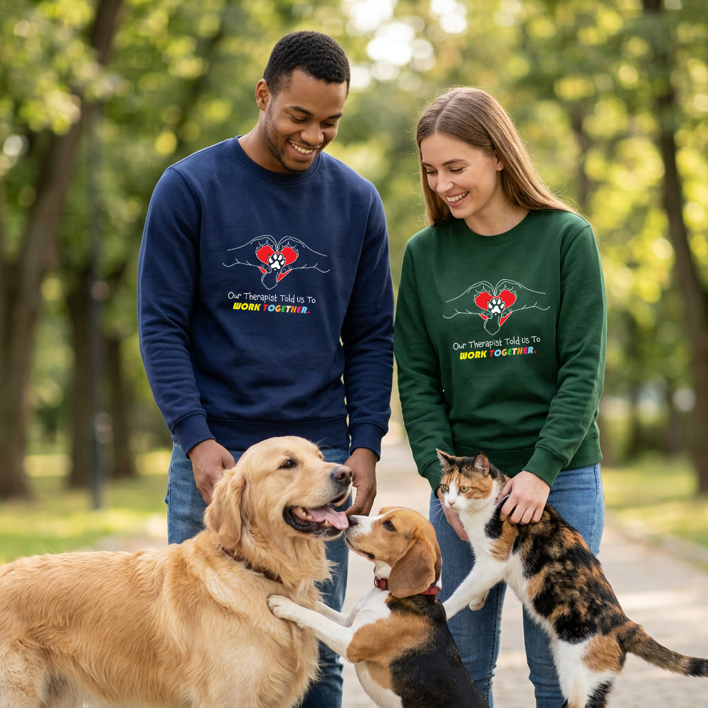 Sweatshirt Unisex Organic _ Therapist