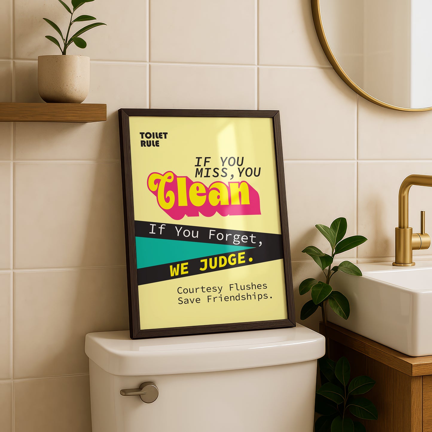 Posters - Toilet Rule _ 01