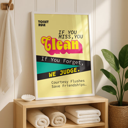 Posters - Toilet Rule _ 01