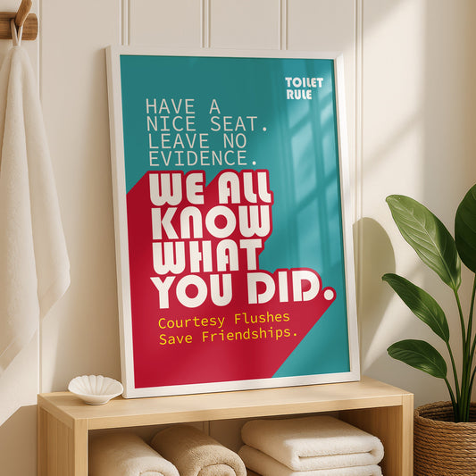 Posters - Toilet Rule _ 03